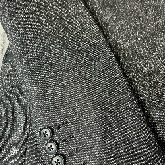 J. Ferrar Slim Fit Charcoal Sparkle Sport Jacket Size 38 Short Slim - Picture 6 of 11